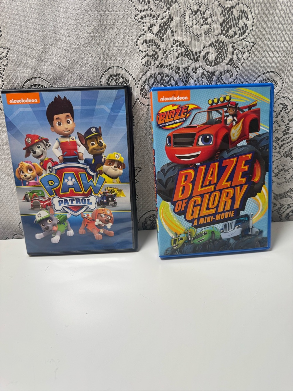 Nickelodeon Kids DVD Lot. PAW Patrol 10 Episodes, Blaze & The Monster Machines